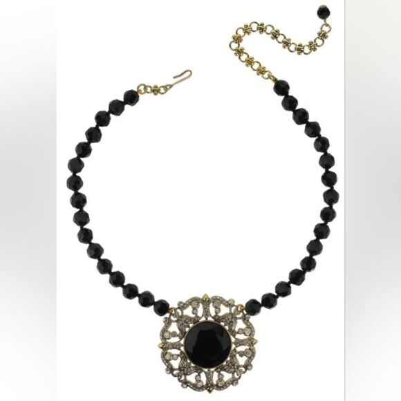 Heidi Daus How Suite It Is Beaded Crystal Necklace - Picture 1 of 6